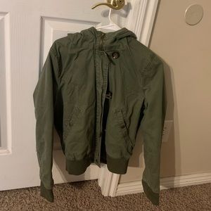 green jacket super comfy size XXS